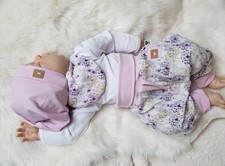 Set Pumphose + Beanie Mütze + Halstuch Gr,50, 56,62,68,74,80,86,92 Mädchenset
