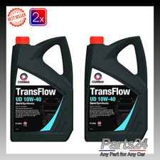 2x COMMA Engine Oil TransFlow UD 10W40 Semi Synthetic 5L ACEA E6/E7 API CI4 5.96 per litre