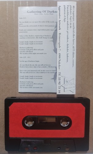 Detest Deathbreed 1992 Demo Danish Death Metal cassette tape Private Denmark VG+ - Imagen 2 de 5