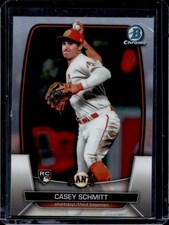 2023 Bowman Chrome Casey Schmitt RC Refractor Rookie #/499 Giants