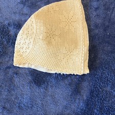 1930s White Knit Christening Bonnet Victorian Look for Kids Special Occasion