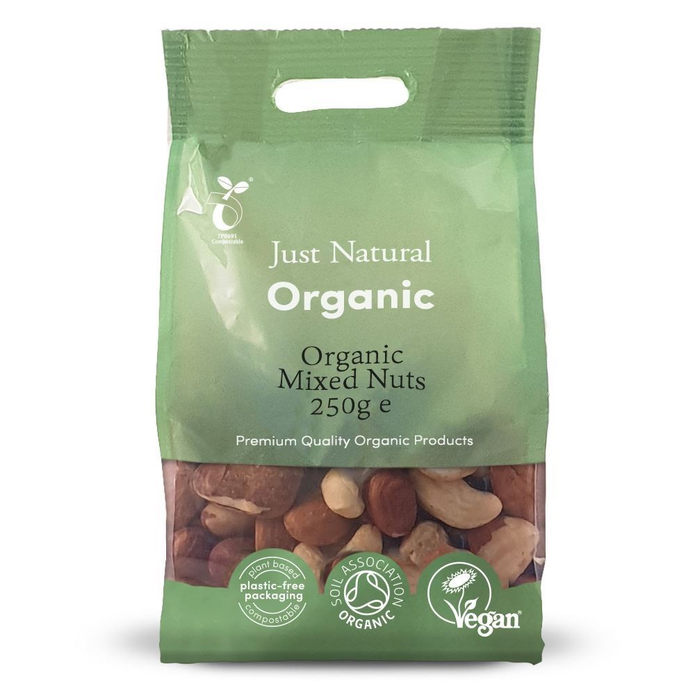 Just Natural Organic Organic Mixed Nuts 250g - 2 Pack
