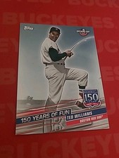 2019 Topps Opening Day 150 Years Of Fun #YOF4 Ted Williams & Ernie Banks YOF9