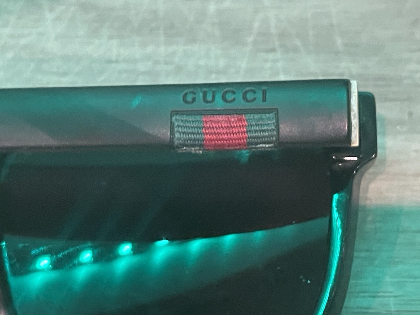 GUCCI GG0010S 001 Rectangular Square Black Grey 5… - image 11