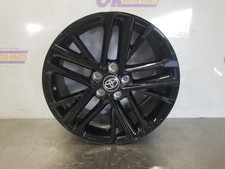 25 2025 TOYOTA CAMRY SE 18X8 WHEEL ALLOY 15 SPOKES BLACK