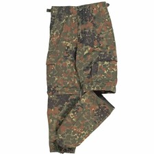 US Zip-Off Kinder-Hose  flecktarn abnehmbare Beine viele Taschen Cargohose Kids