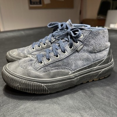 VANS Destruct Mid MTE Men s Shoes Size 7.5 Navy Blue Suede hiking skateboarding
