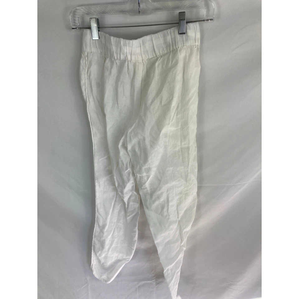 Pantalones Caslon de lino blanco talla XXSP Foto 4 de 4