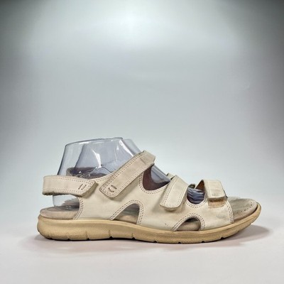 ECCO Breeze Beige Comfort Walking Ankle Strap Sandals Women's Size US 10.5 EU 41