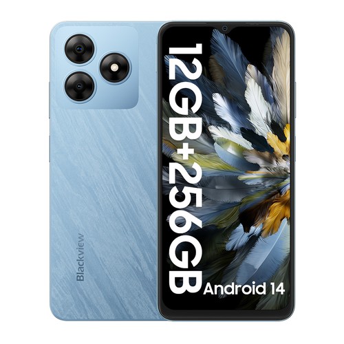 Blackview WAVE 8 4G Smartphone 12GB+256GB Android 14 Handy 5000mAh Dual SIM 13MP