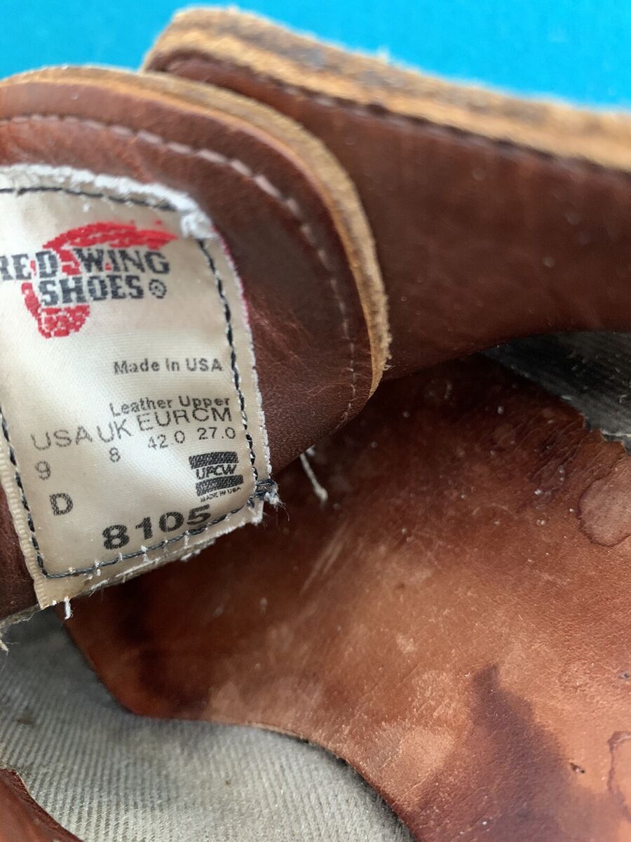 Red Wing Shoes Oxford Mens 9D 8105 Hawthorne Muleskin Red Wing Shoes Oxford Mens 9D 8105 Hawthorne Muleskin