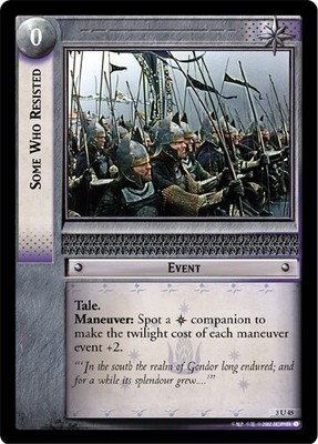 Some Who Resisted - Realms of the Elf Lords - Lord of the Rings TCG