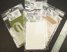 Hareline Dubbin Thin Fly Foam 1mm Pack Fly Tying 4 Colors to Choose From