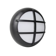 LED 2D Wall Light Bulkhead 18W Grid IP65 CCT Switchable Black / White Available