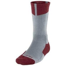 Air Jordan Dri-Fit Crew Socks Grey/Red Medium