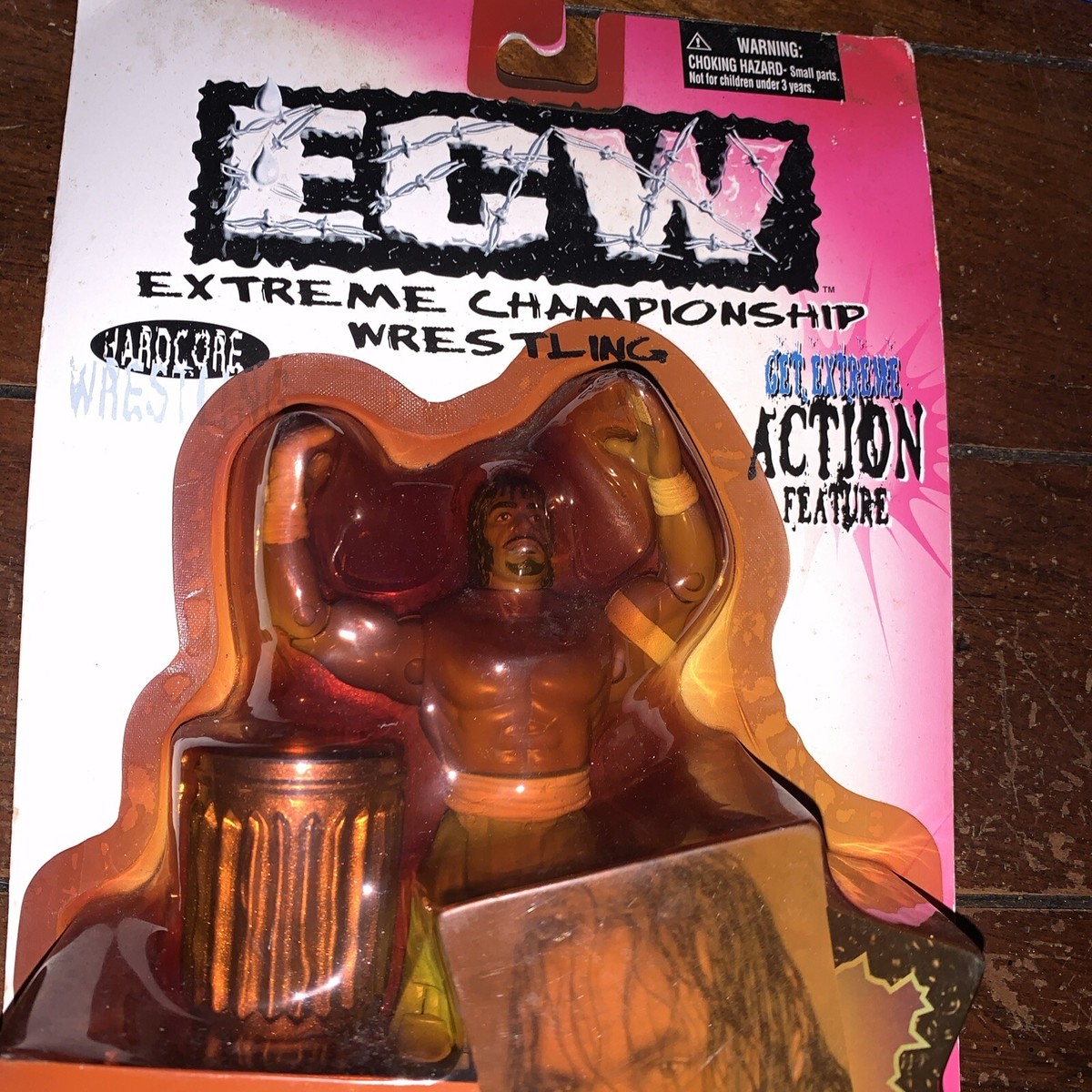 Vintage 1999 Sabu Series 1 ECW Wrestling Figure WWE WWF AEW Lucha