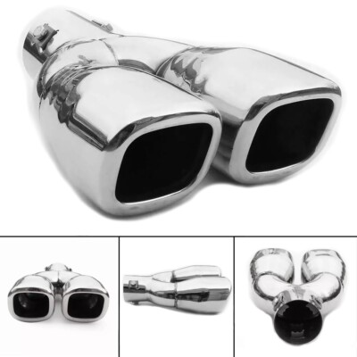 Auspuffblende Endrohr Doppel Für Mercedes Benz A B C E Klasse CLA CLK SL SLC SLK
