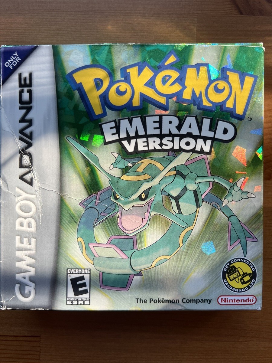 Pokemon Emerald Nintendo Gameboy Advance Original Authentic