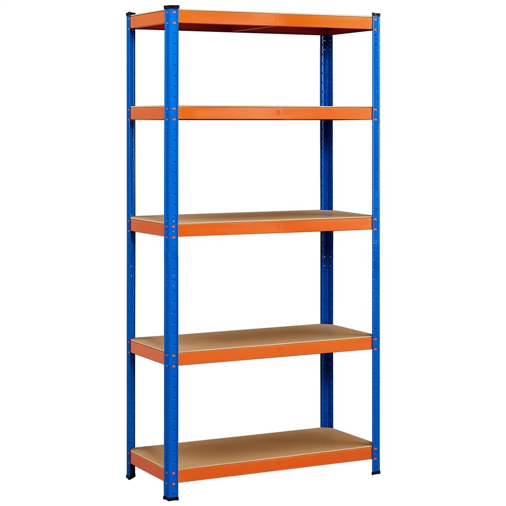 Heavy Duty Metal 5 Tier Garage Shelving Unit Shed Storage Shelves Boltless Rack