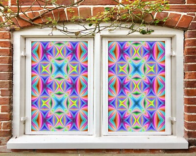 3D Lila Textur I31 Fenster Film Druck Aufkleber Kleben Buntglas UV Block Amy