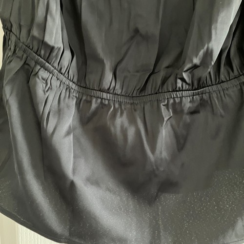 American Eagle Women's Blouse Sleeveless Elastic Waist Tie Style Size Medium NEW - Picture 9 of 13
