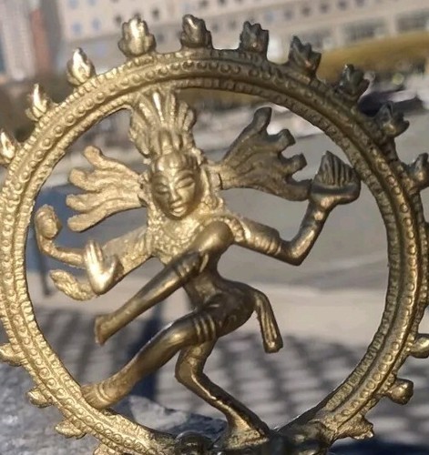 Shiva Sculpture Lord Of The Dance Nataraja Hindu Cosmic Creator Destroyer - Picture 2 of 10