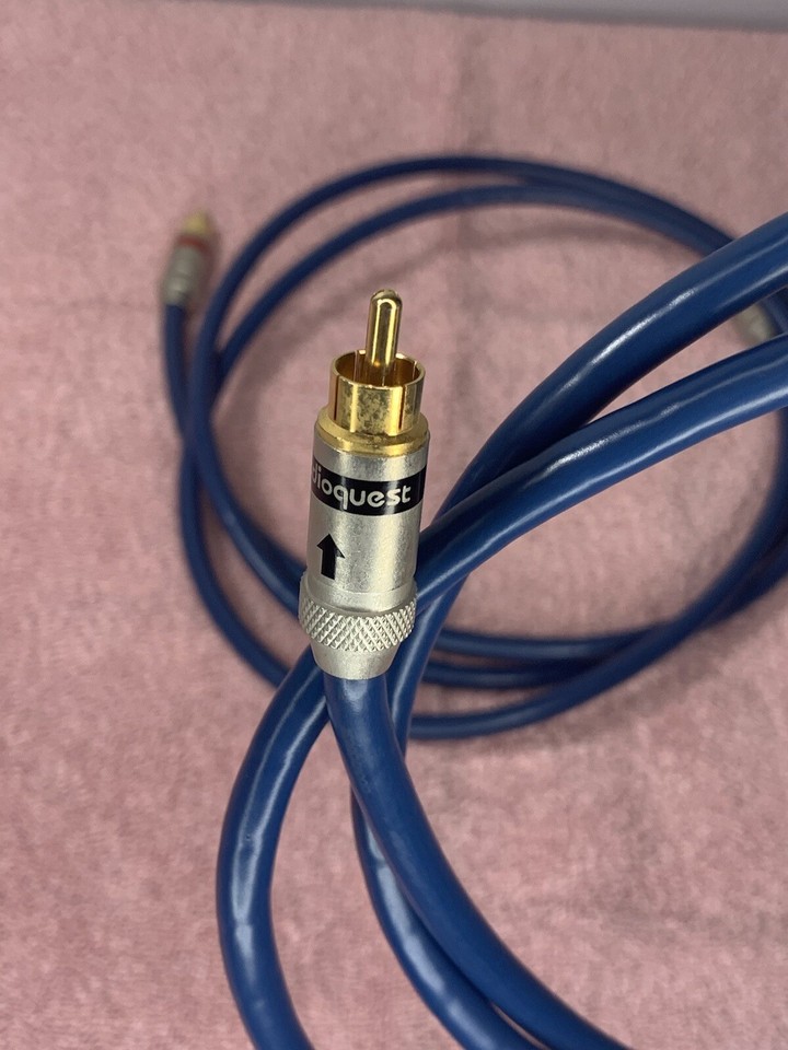 AUDIOQUEST TURQUOISE E60485 Hyperlitz RCA Audio Cable 2 Cables 1.5 m