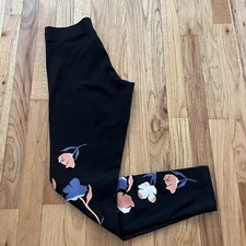 Adidas Black/Mulit Floral Graphic Leggings Size S