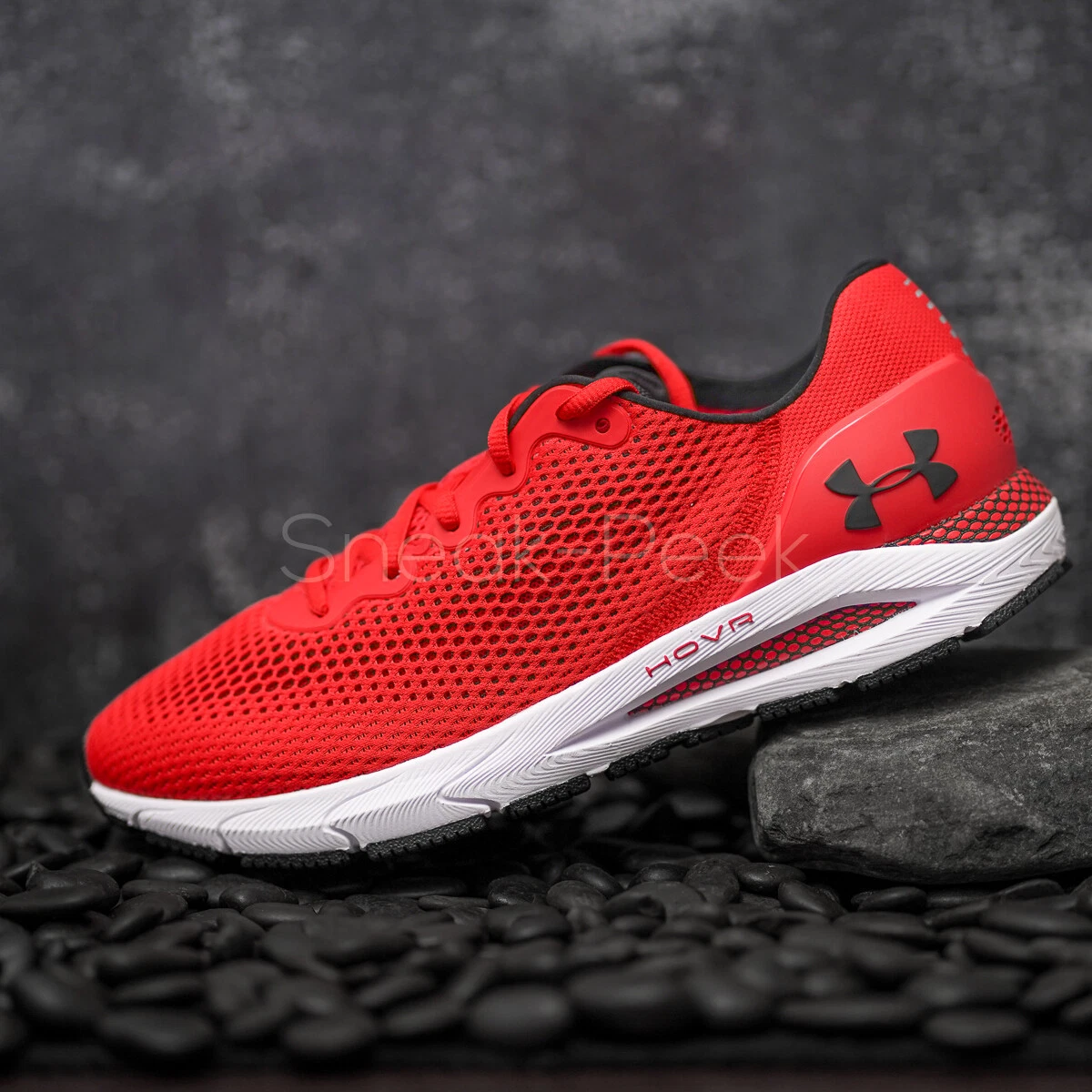 Under Armour HOVR Sonic 4 Men’s Athletic Sneaker Running Shoe Red Trainer  #3601