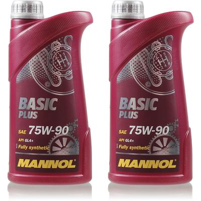 2L Original MANNOL Basic Plus 75W-90 API GL 4+ Öl Getriebeöl MN8108-1