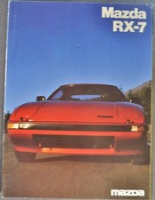 1982 Mazda RX-7 Catalog Brochure Rotary Coupe Excellent Original 82 German Text