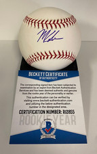 MITCH KELLER PITTSBURGH PIRATES SIGNED AUTOGRAPHED M.L. BASEBALL BECKETT R12855