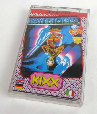 Commodore 64 C64 Spiel -- WINTER GAMES (Kixx) -- Tape Kassette