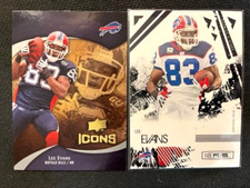 NFL - Lee Evans 2009 Upper Deck ICONS & 2009 Donruss Rookies & Stars