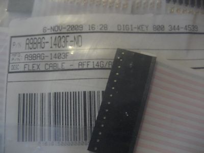 Digi-Key Tyco Flat Flex Cable connector  LOT of 50+  PN- A9BAG-1430F