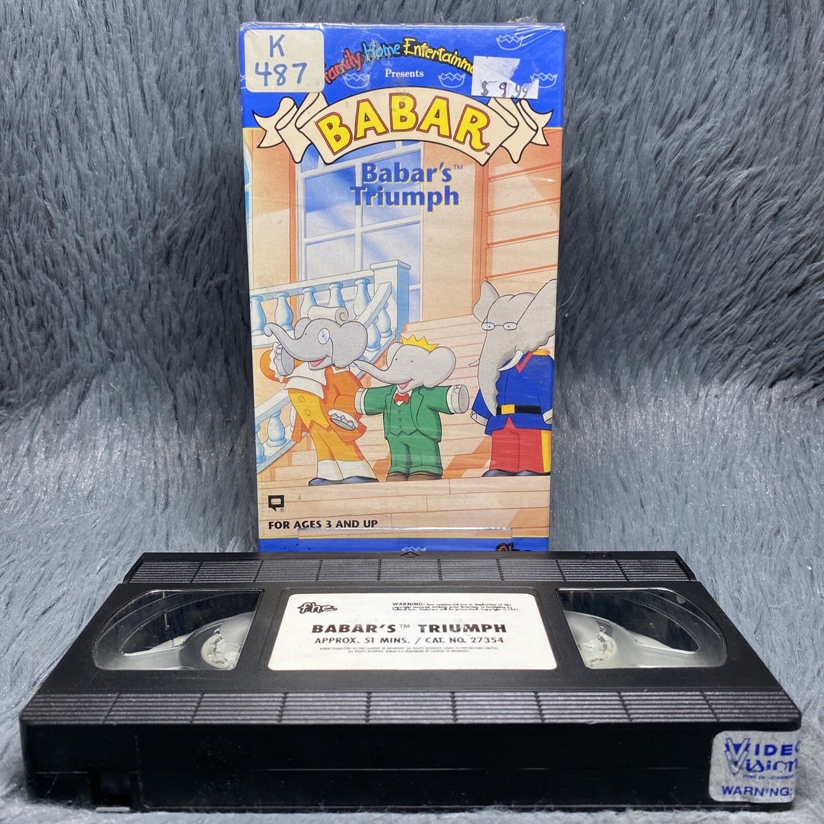Babar VHS 1991 Babar's Triumph f.h.e. Family Home