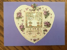 MINT 1993 Unused Vintage Tasha Tudor Valentine Greeting CARD Jenny Wren Press