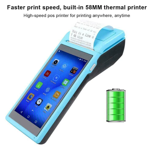Per Terminale POS 6.0 Stampante Termica Portatile Ricevute 5 Pollici Touch Screen - Foto 6 di 21
