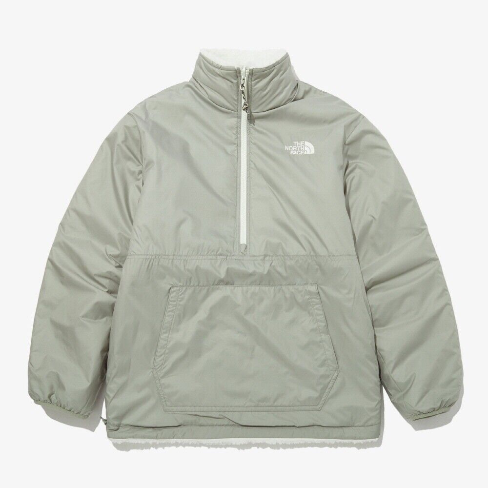 New THE NORTH FACE PLAY GREEN REVERSIBLE FLEECE ANORAK New THE NORTH FACE PLAY GREEN REVERSIBLE FLEECE ANORAK