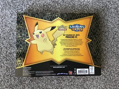 Pokemon Shining Fates Training Card Game Pikachu V Box FACTORY