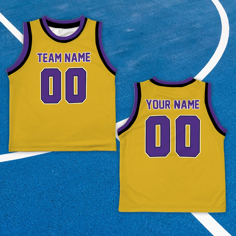 Personalized Kids Basketball Jersey, Custom Basketball Jersey