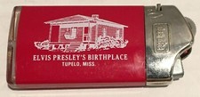 Vintage Elvis Presley Birthplace Tupelo Mississippi red Collectible Lighter