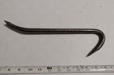 Vintage Farmers Co-op Elevator Co Grundy Center Iowa Advertising Metal Crowbar