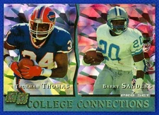 1993 Pro Set - College Connections - Barry Sanders #CC1 Detroit Lions HOF Thomas