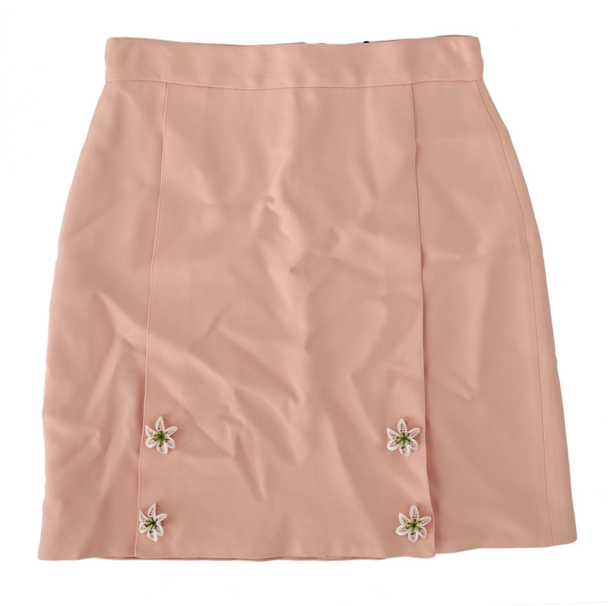 【Sale】DOLCE&GABBANA ロゴ ミニスカート サンド DOLCE & GABBANA Kids Skirt Light Pink Lily Button