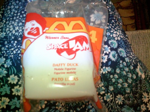 Looney Tunes Daffy Duck Space Jam Court Figure 1996 McDonalds Happy Meal Toy #4