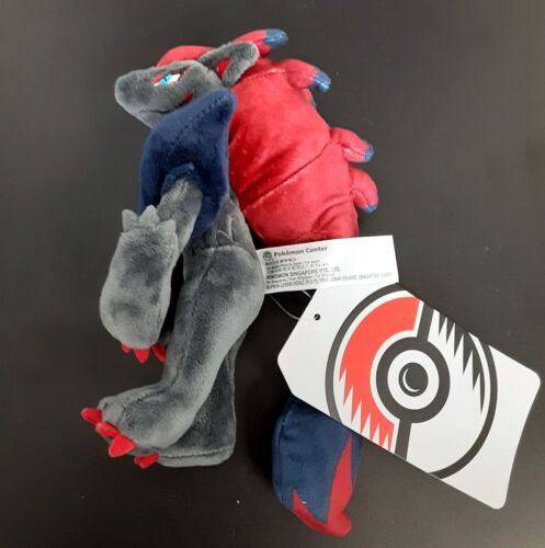 Original Pokemon Center Zoroark Posable Poké Plush - 8 ¼ In. New, sealed
