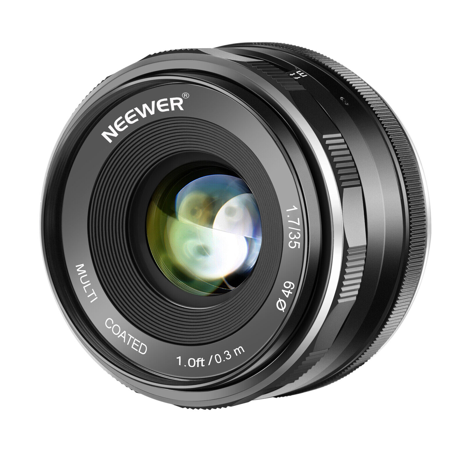 Afgekeurd kralen Spelen met Neewer 35mm F1.7 Large Aperture Prime Fixed Lens for Canon EF-M EOS-M Mount  | eBay