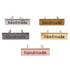 10Pcs Metal Labels Tags Handmade Clothing Shoes Bag Sewing Craft Accessories DIY