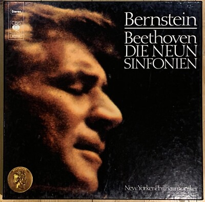 BEETHOVEN・BERNSTEIN 9 SYMPHONIEN Beethoven Nine Symphonies LEONARD BERNSTEIN CBS 7 LP Box S